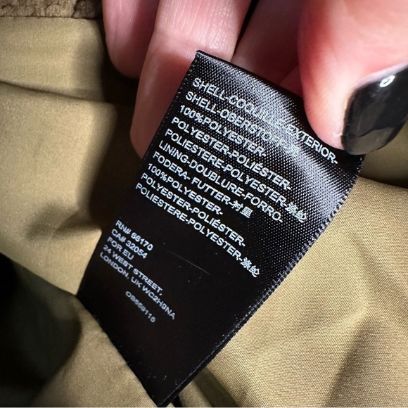 Urban Outfitters | Olive Green Willow Fuzzy Drawstring Teddy Jacket Size Medium - Picture 9 of 11